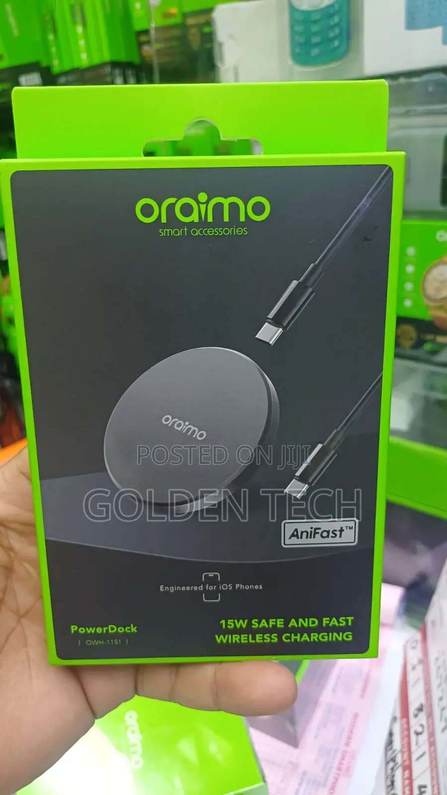 Oraimo Powerdock 15w Magnetic Wireless Charging Pad
