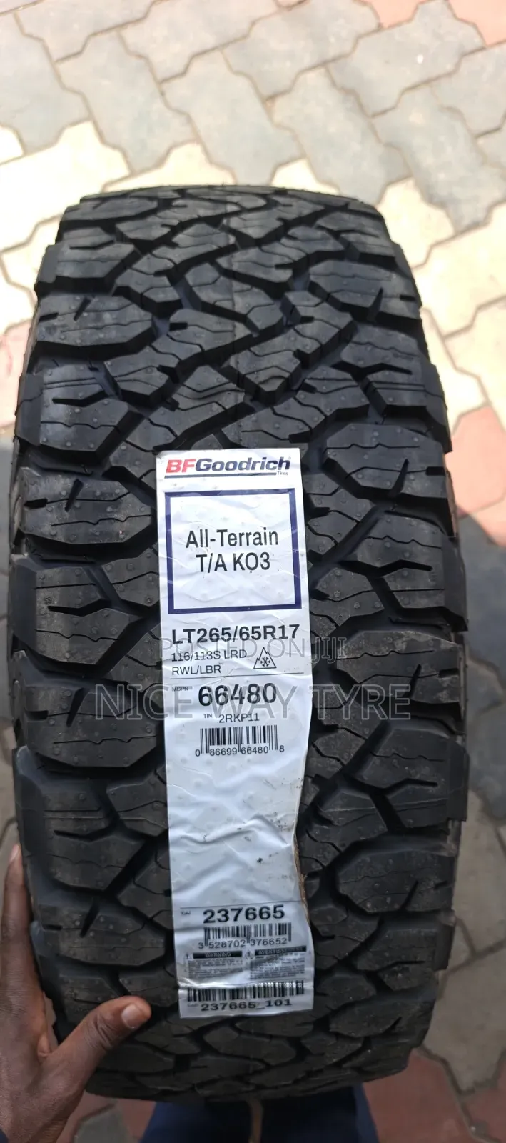 265/65r17 Bf Goodrich