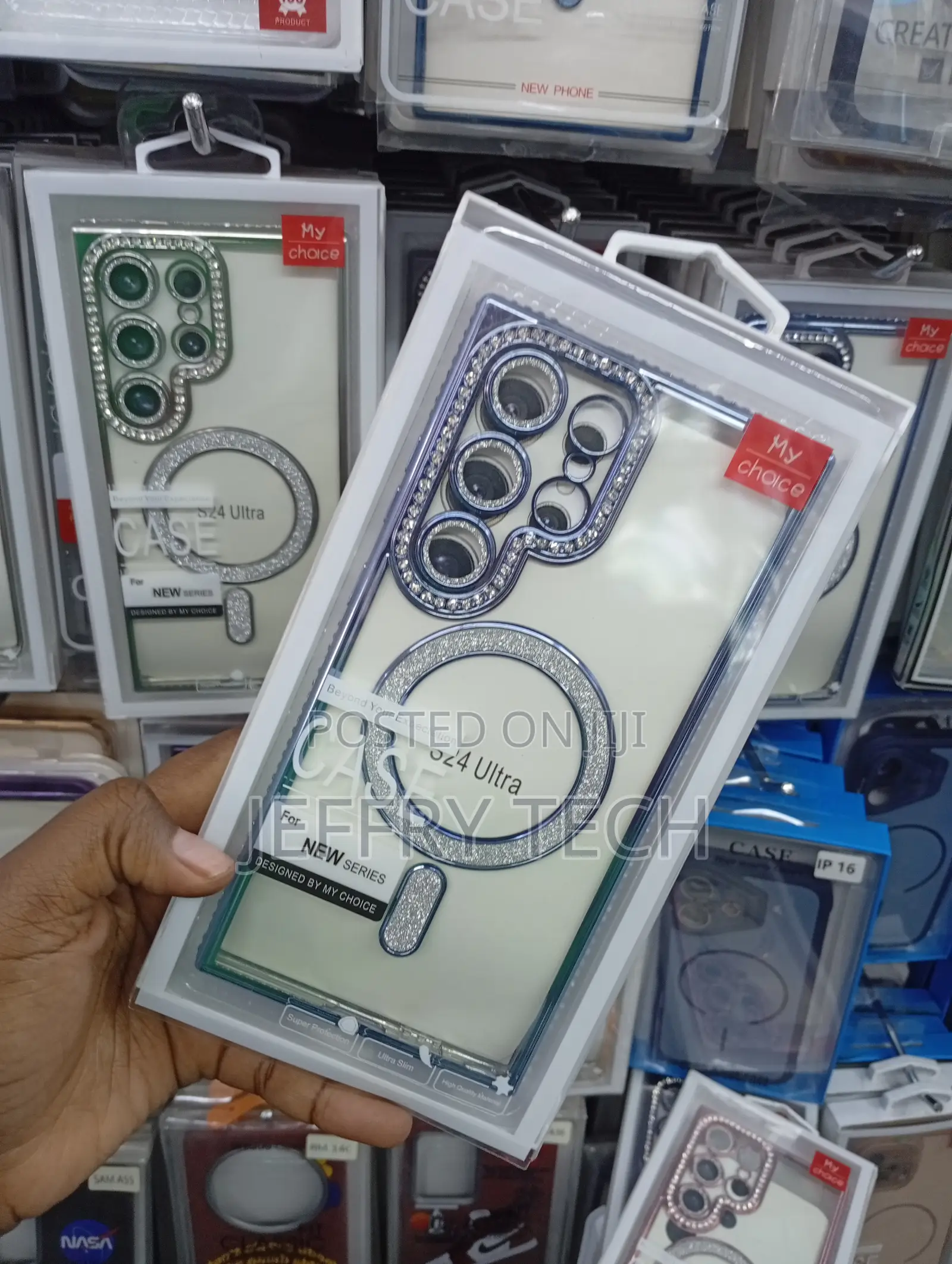 Samsung Galaxy S24 Ultra Bling Accent Styling:Cover