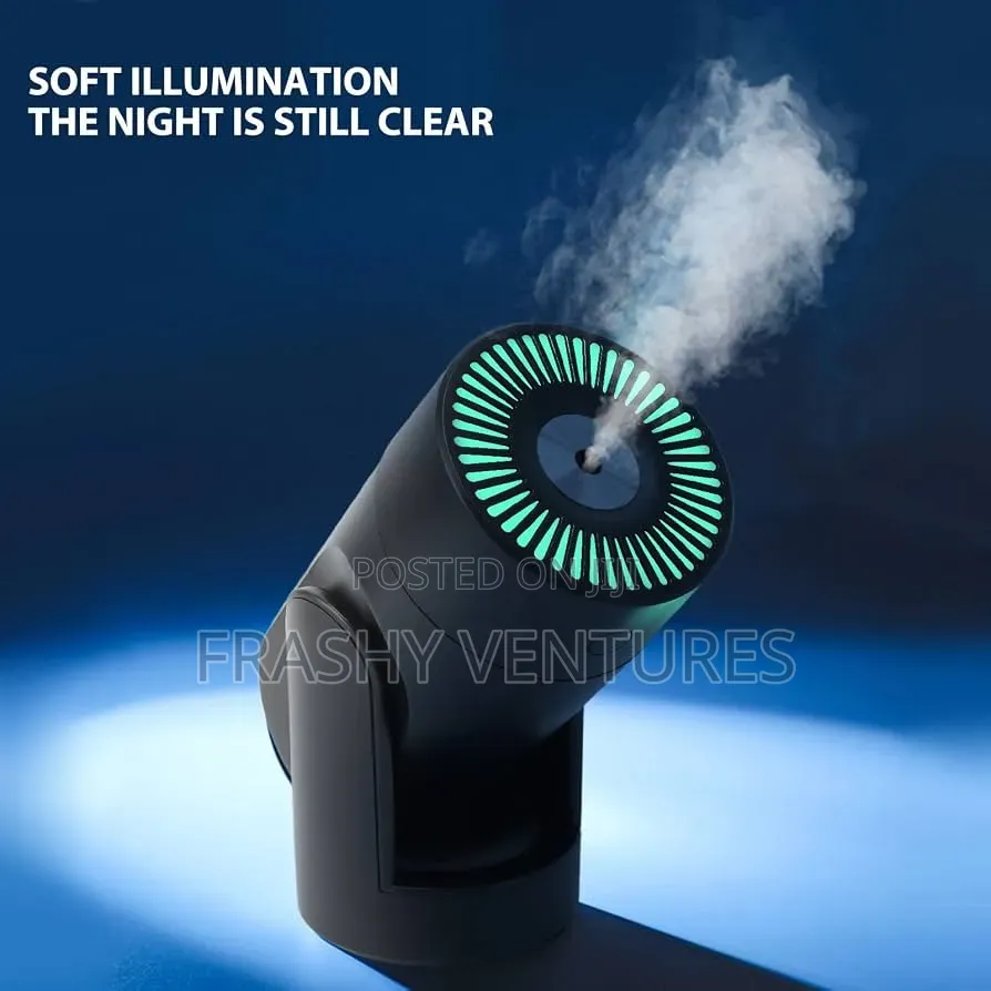 7 Lights Adjustable Angle 220ml Shaking Head Humidifier