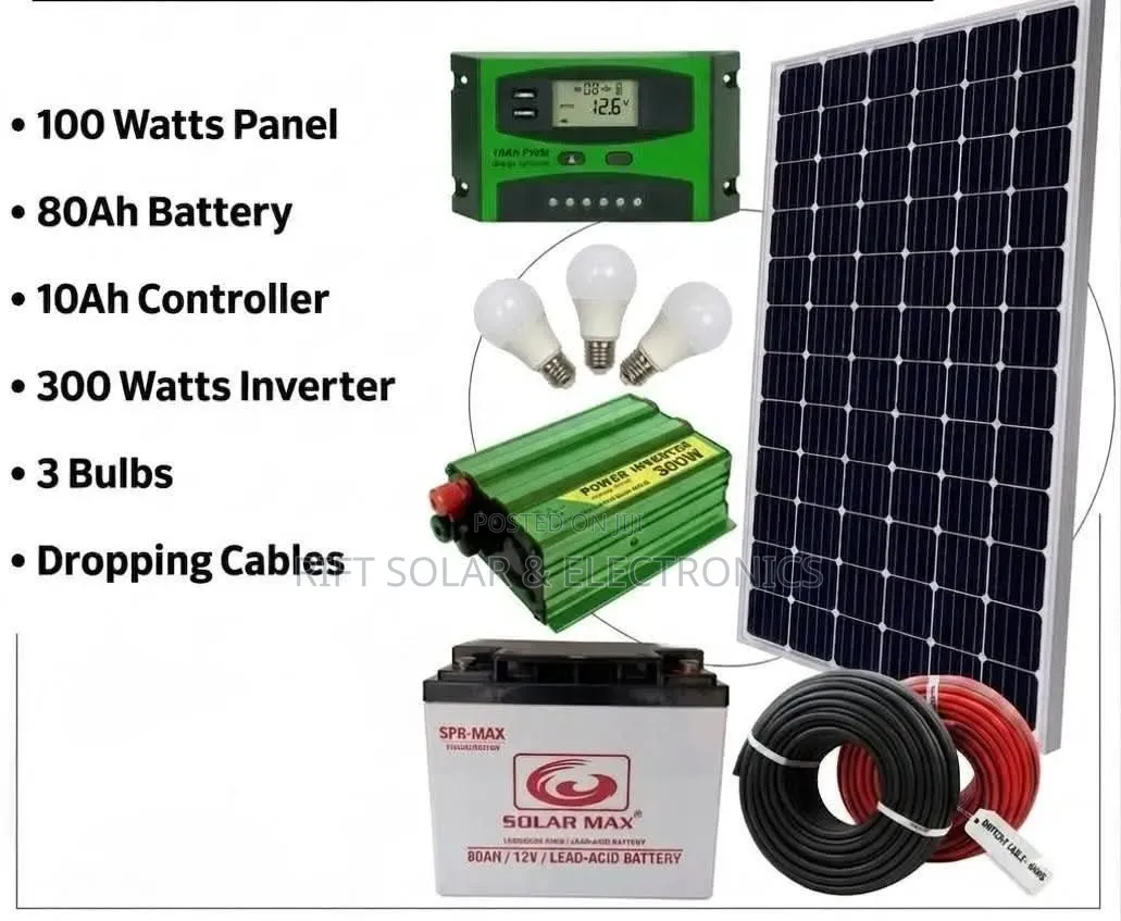 Rift Solar 100 Watts Special Home Solar Solution