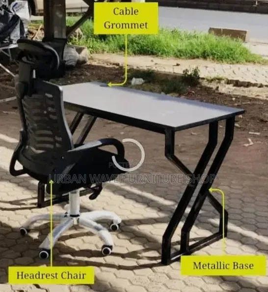 Metallic Study Desk (New Stylish Design)
