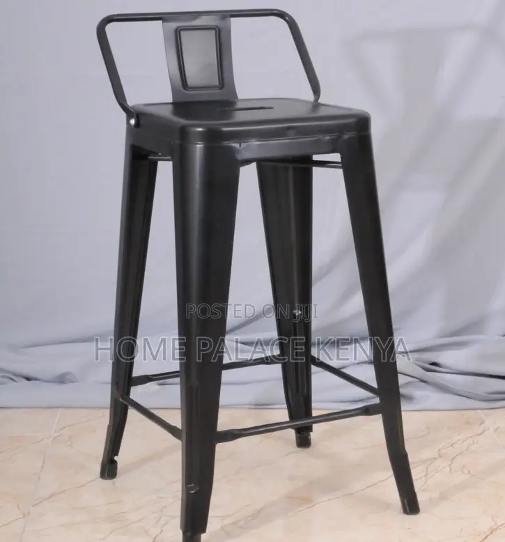 Bar Stool: Full Metallic Rust Resistant Stool