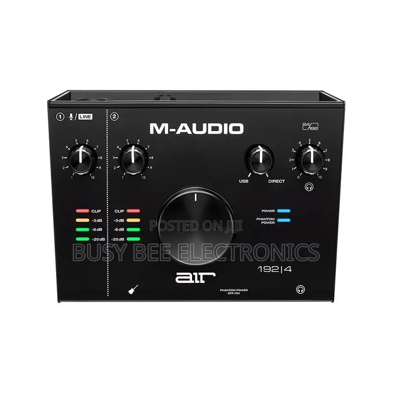 M-Audio Air 192-4 Vocal Studio Pro Sound Card Microphone Recording Set