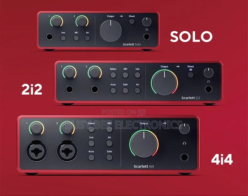 Focusrite Scarlett 4i4 4th Generation 4 Input Usb Audio Interface
