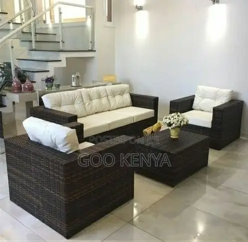 Outdoor Sofa; Luxury Outdoor Wicker Seating Set With 5 Seats