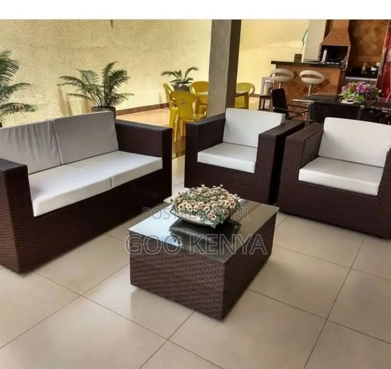 Outdoor Sofa; Luxury Outdoor Wicker Seating Set With 5 Seats