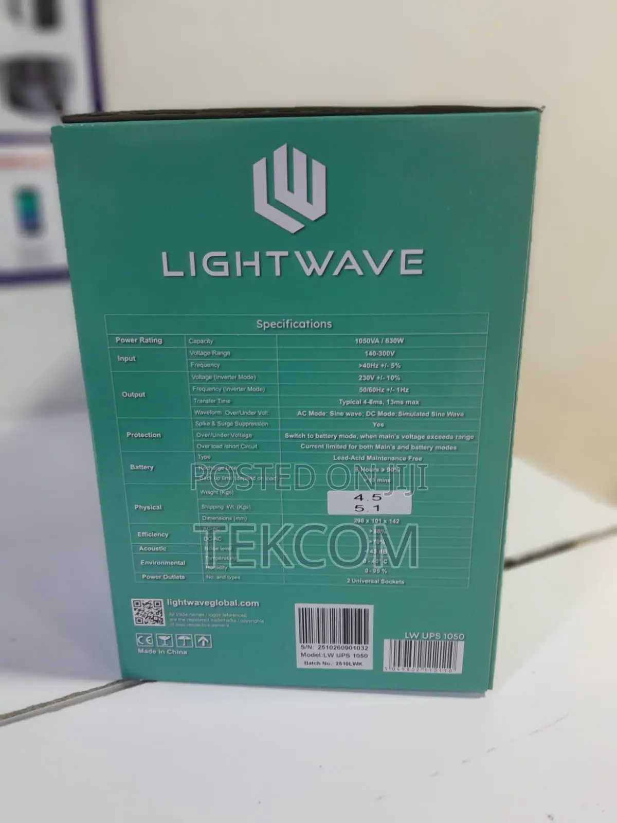 Ligthwave 1050va