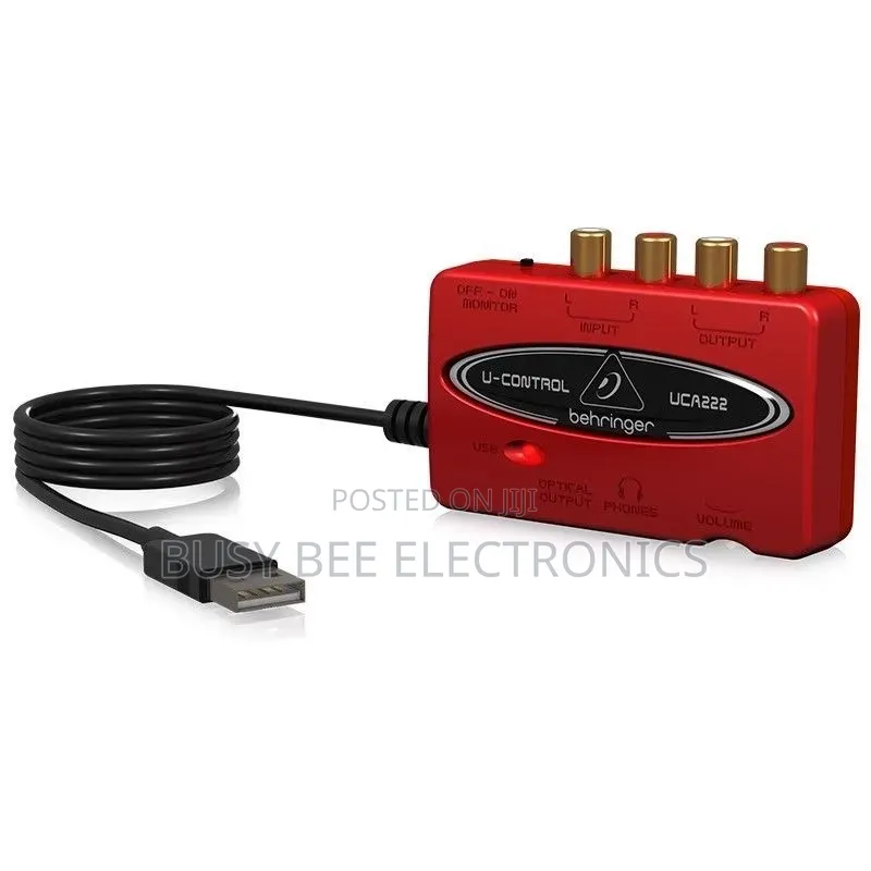 Behringers Uca202 Compact Usb/Audio Interface