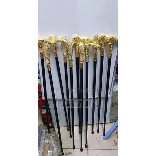 Wooden Walking Stick With Weapon