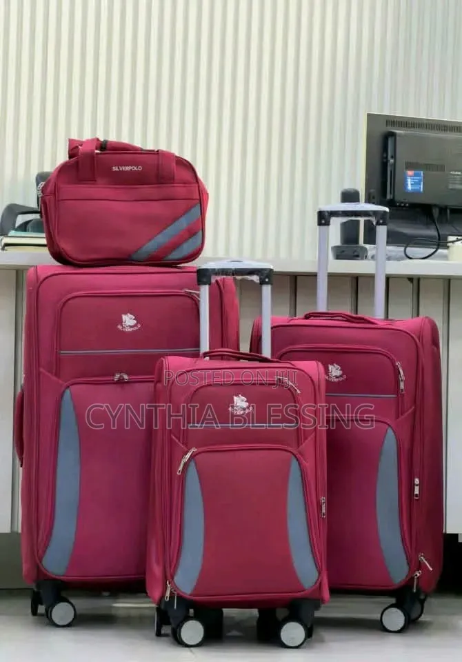Heavy Duty Travel Suitcases-Brown