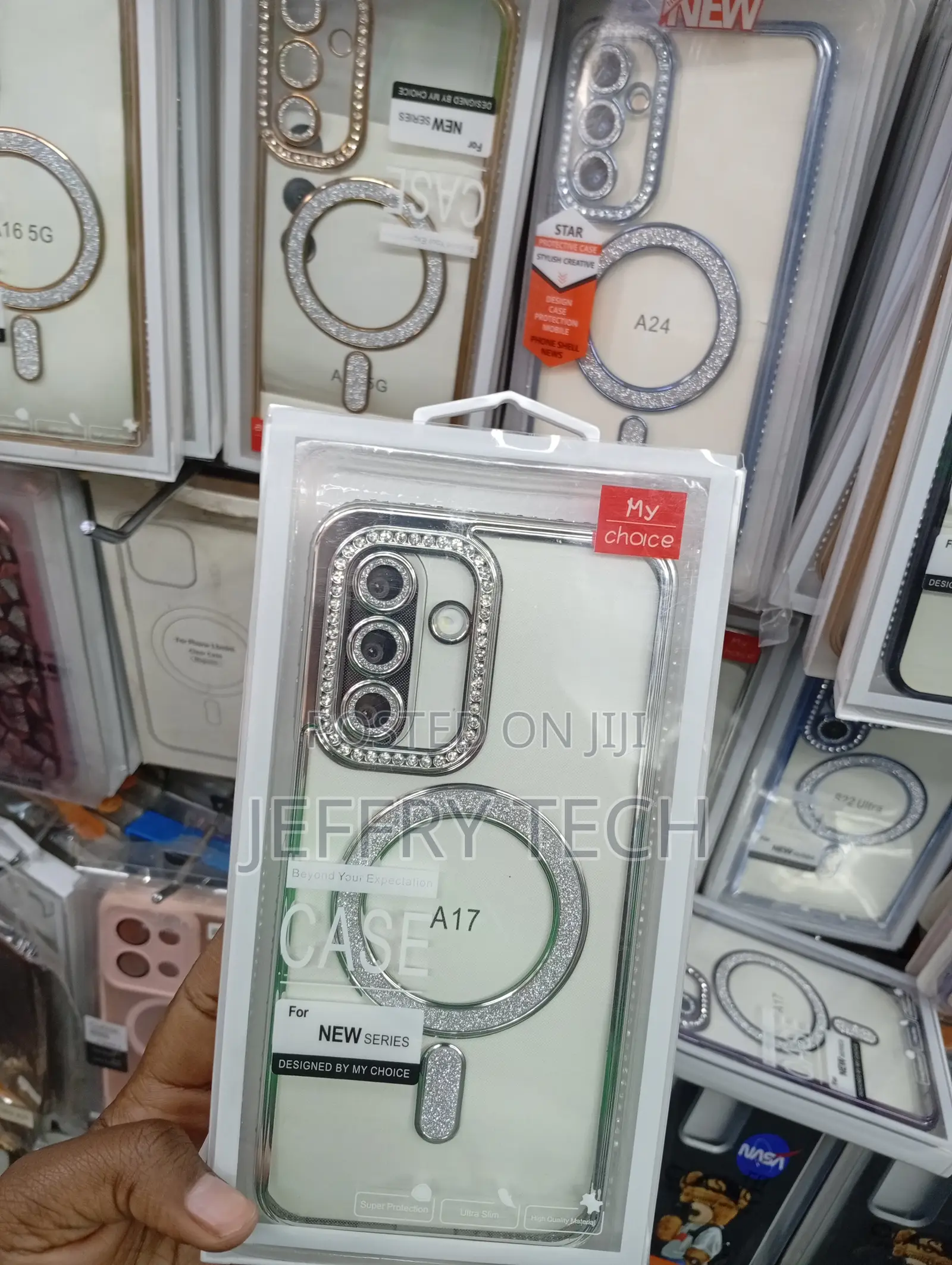 Samsung Galaxy A17 Vertical Triple-Lens Setup Case