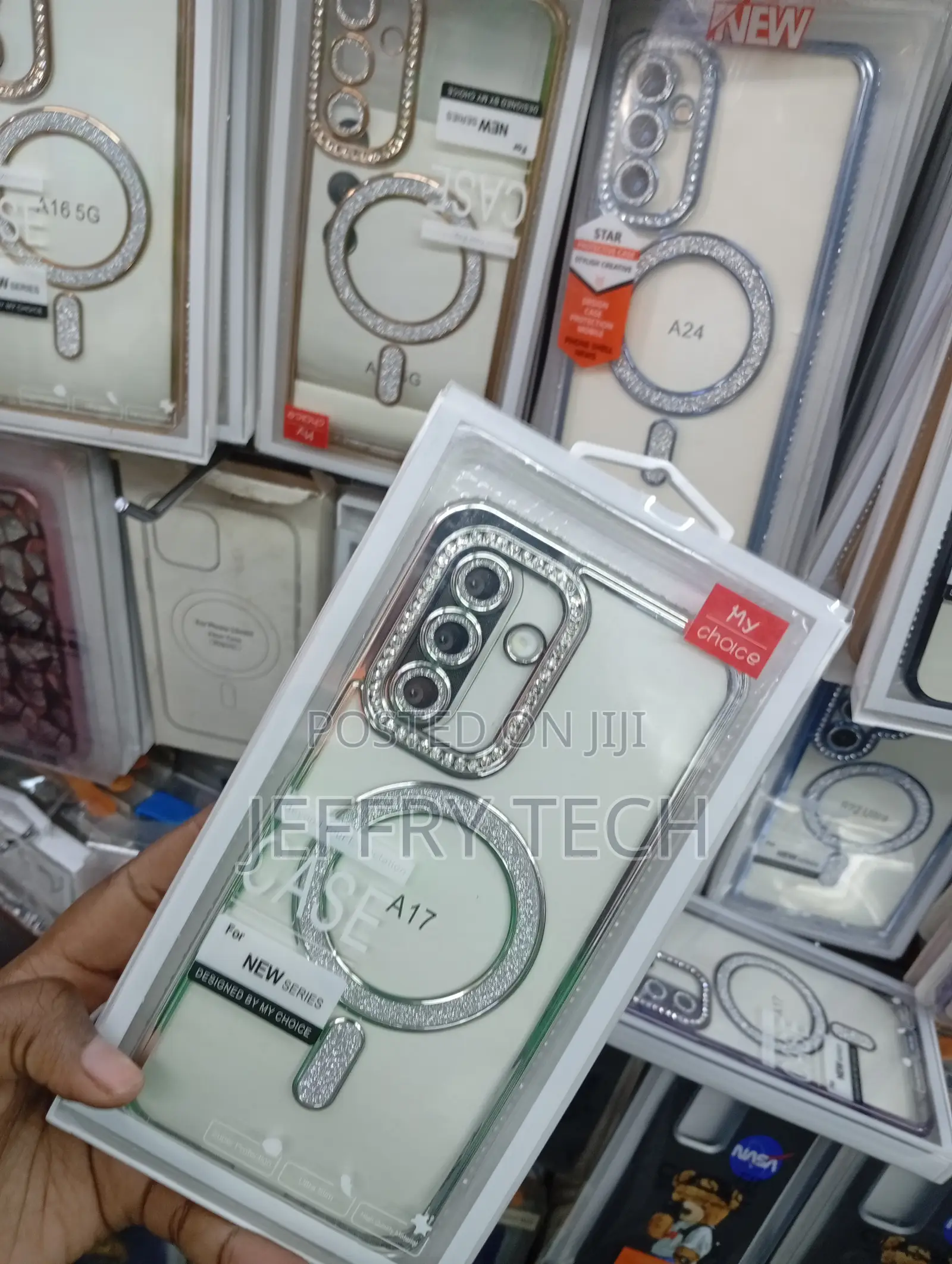 Samsung Galaxy A17 Vertical Triple-Lens Setup Case