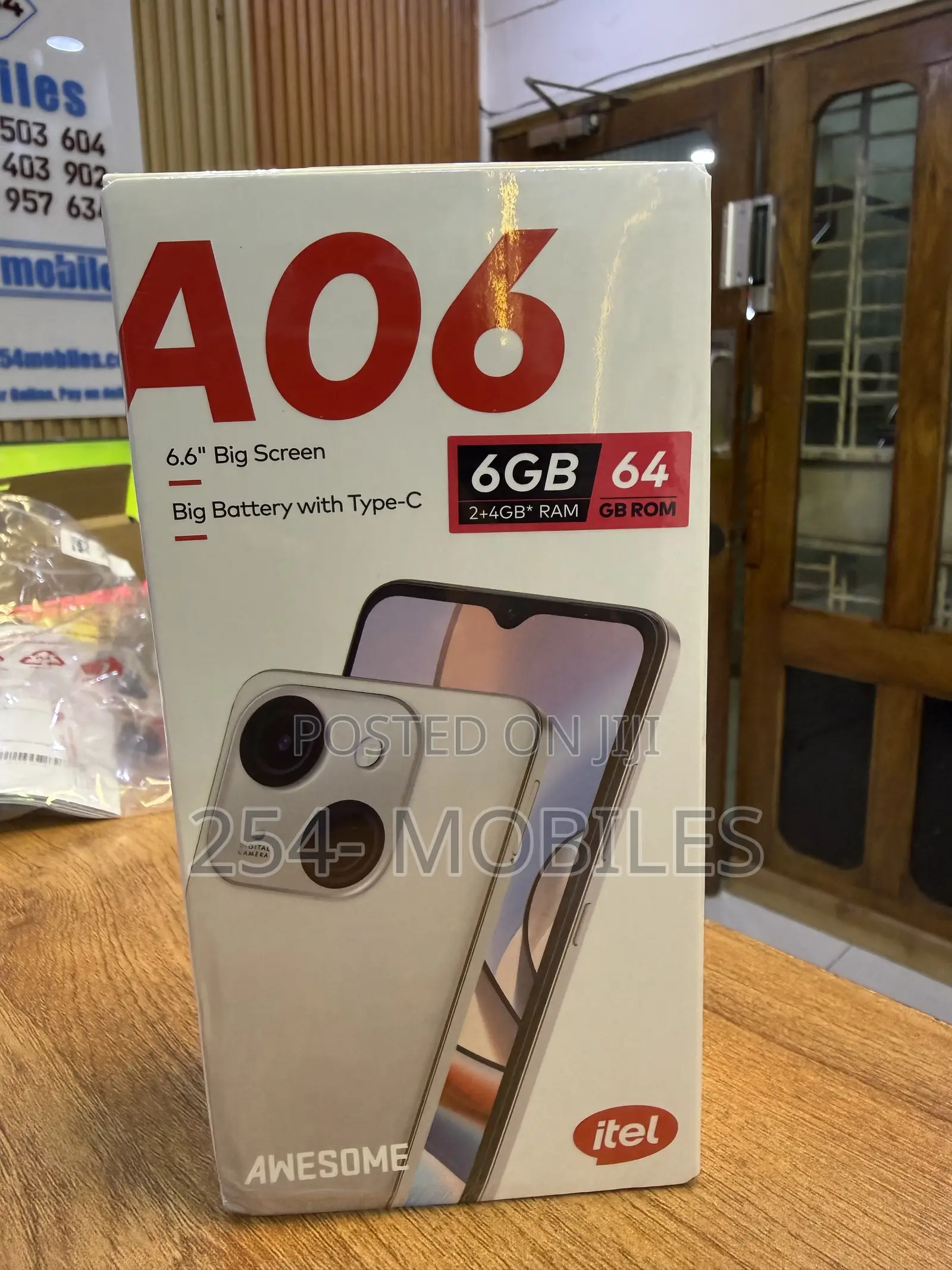 New Itel A06 64 GB Gold