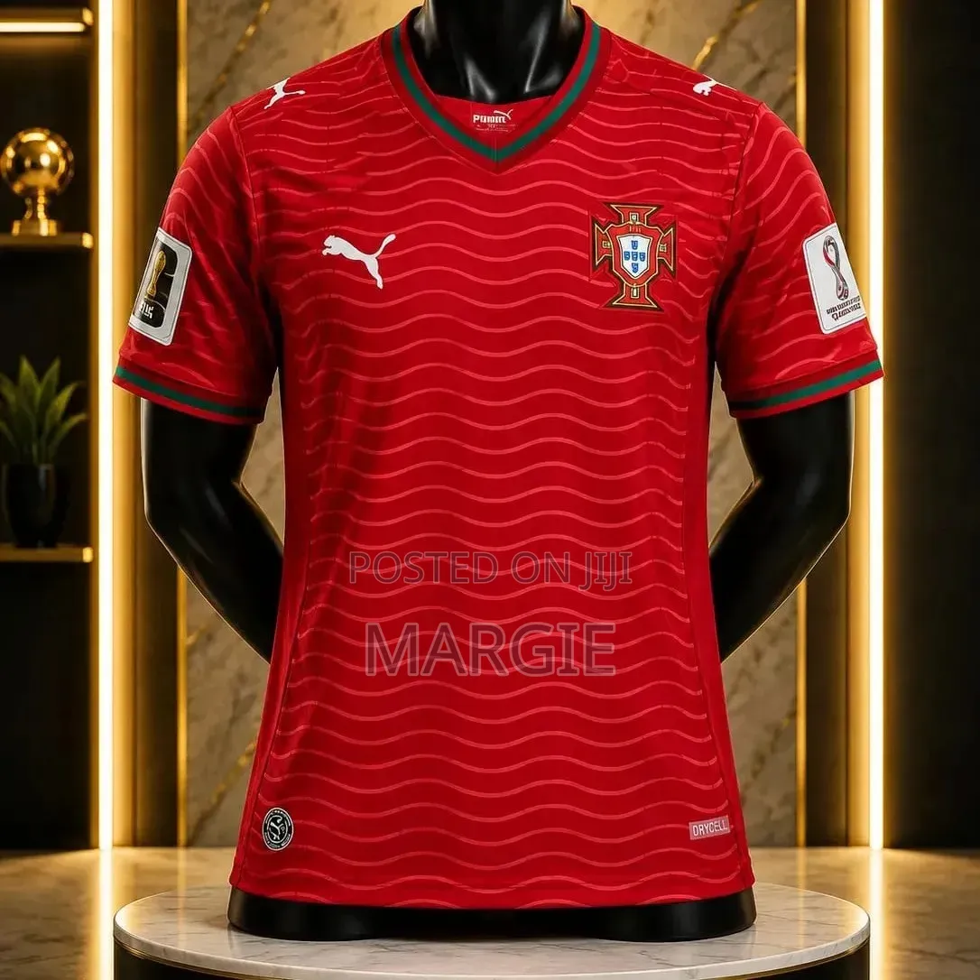 Portugal Home Wordcup Fan Jersey