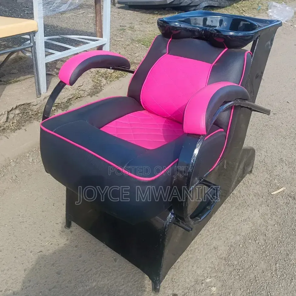 Black and Pink Sink Chair or Shampoo Sink 