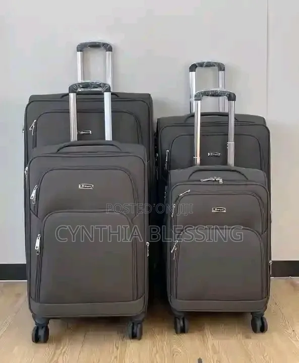 Comfy Travel Suitcases-Brown