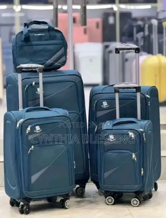 Comfy Travel Suitcases-Brown