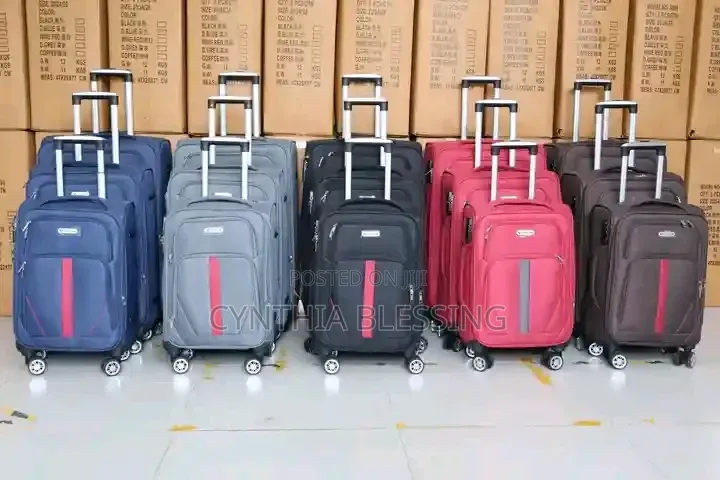 4 in 1 Suitcases - Maroon