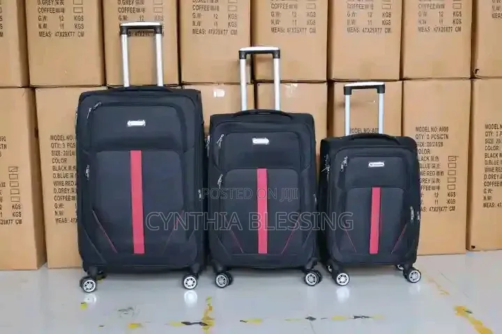 4 in 1 Suitcases-Brown-4 Wheel