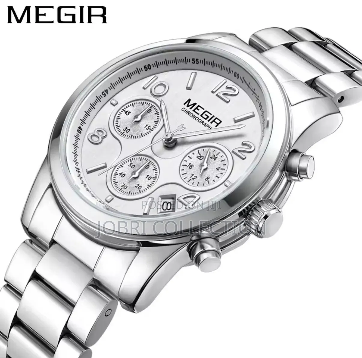 Megir Chronograph Gents Stainless Steel Watches