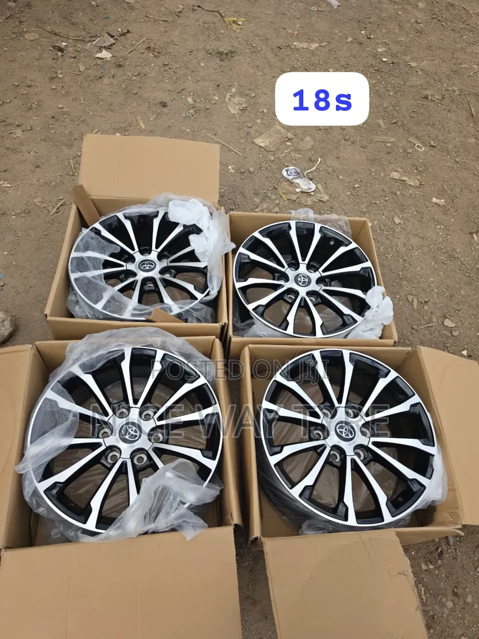 Prado Size 18 Rims Brand New
