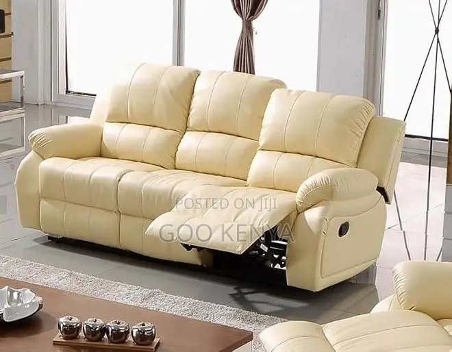 Home Sofa; 3-Seater Modern Home Theater Reclining Sofa