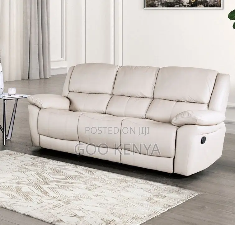 Home Sofa; 3-Seater Modern Home Theater Reclining Sofa