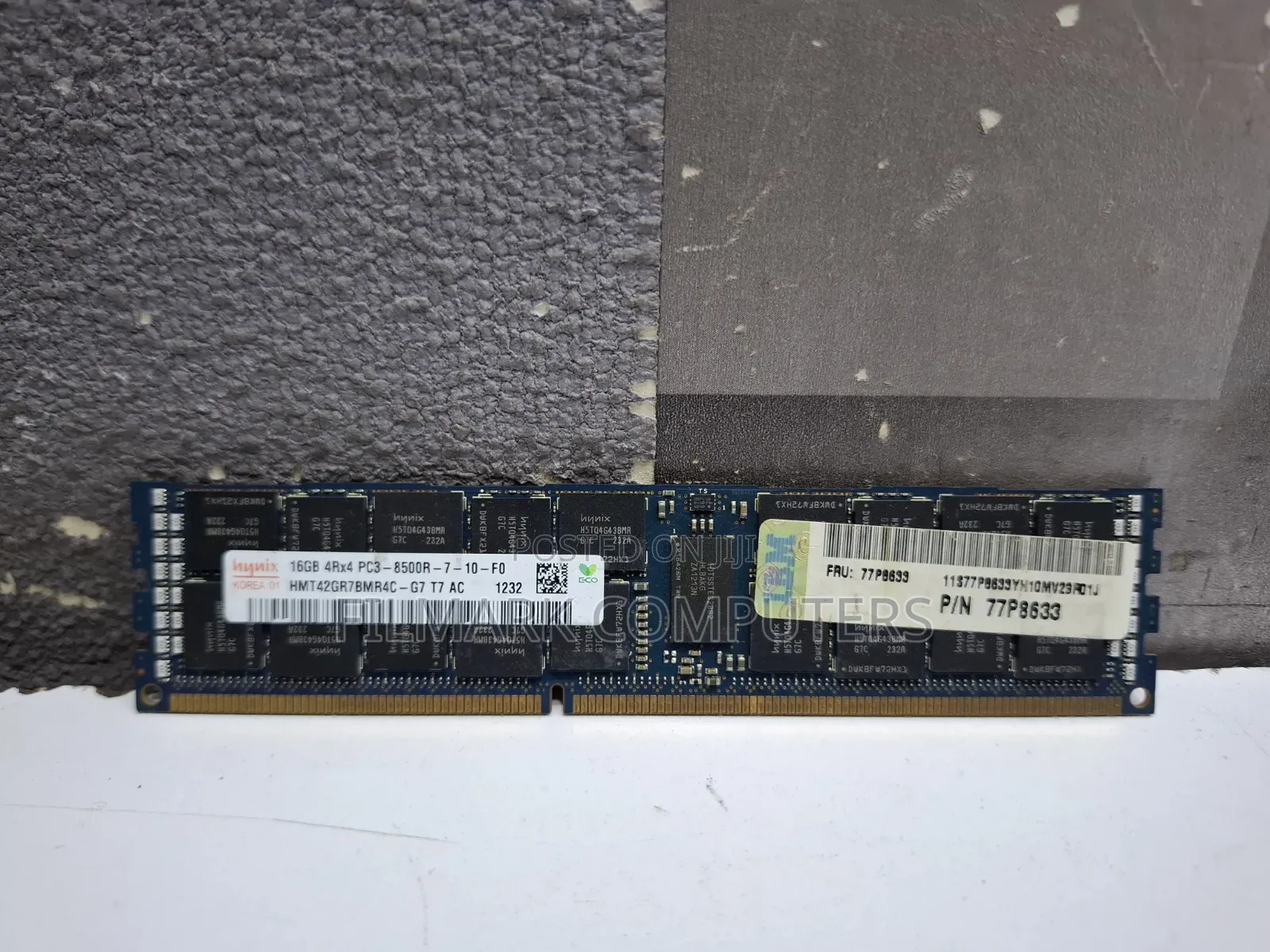 Hynix 16gb 4rx4 Pc3-8500r-7-10-F0 Server Ram