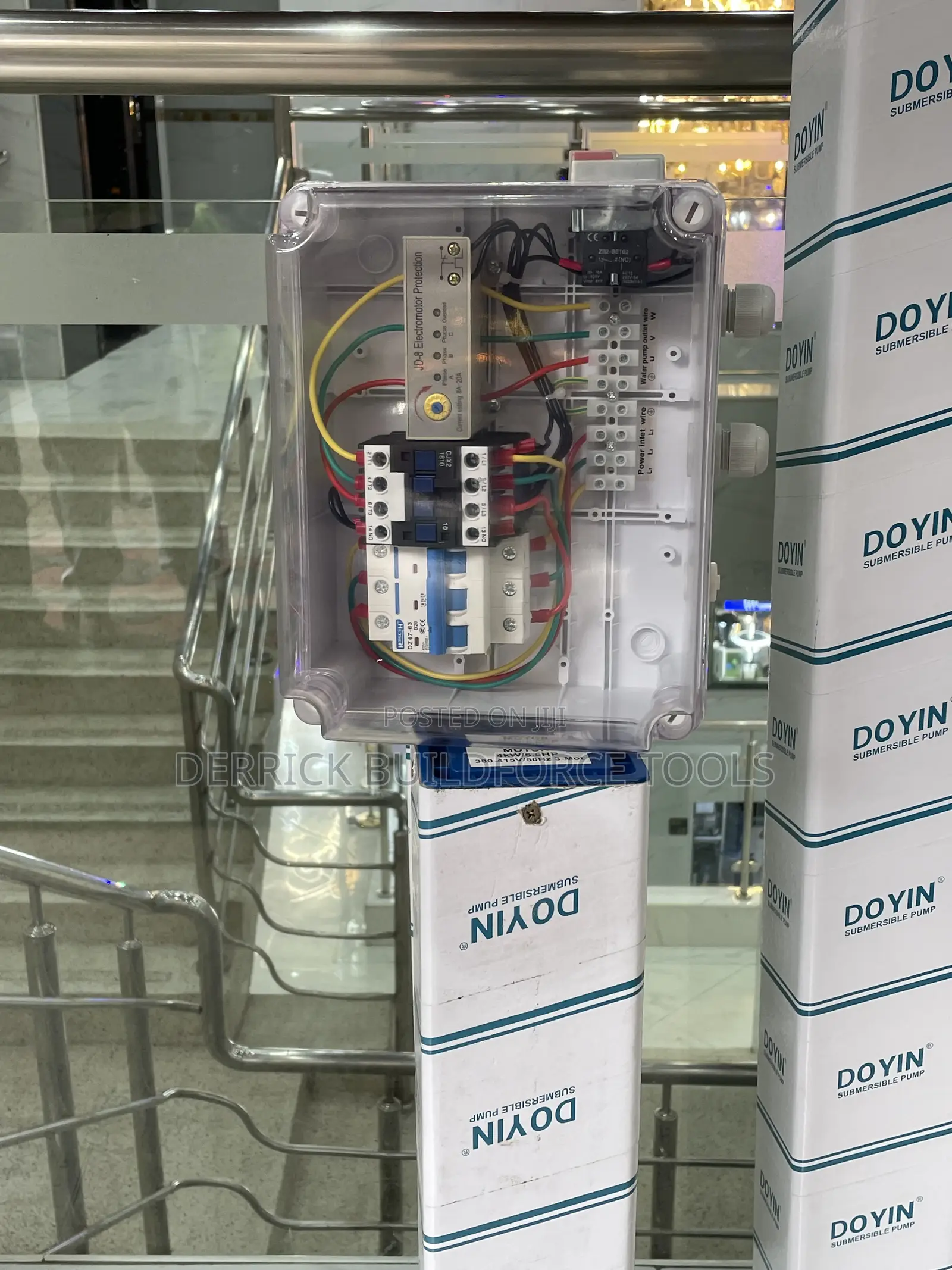 4sd3/50 Doyin 5.5hp 338m Head Three Phase Submersible Water Pump