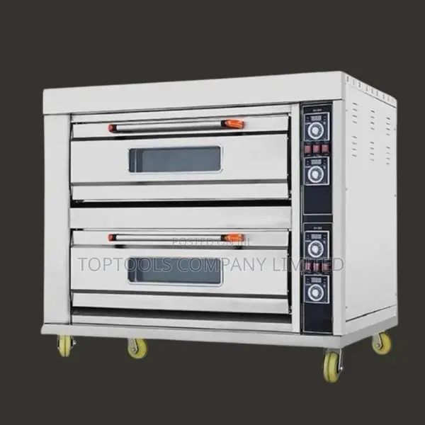 Commercial Electric Oven Two Deck Four 4 Tray