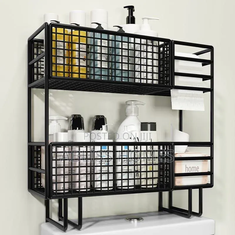 Double Layer Over the Toilet Rack/Shelf Bathrooms