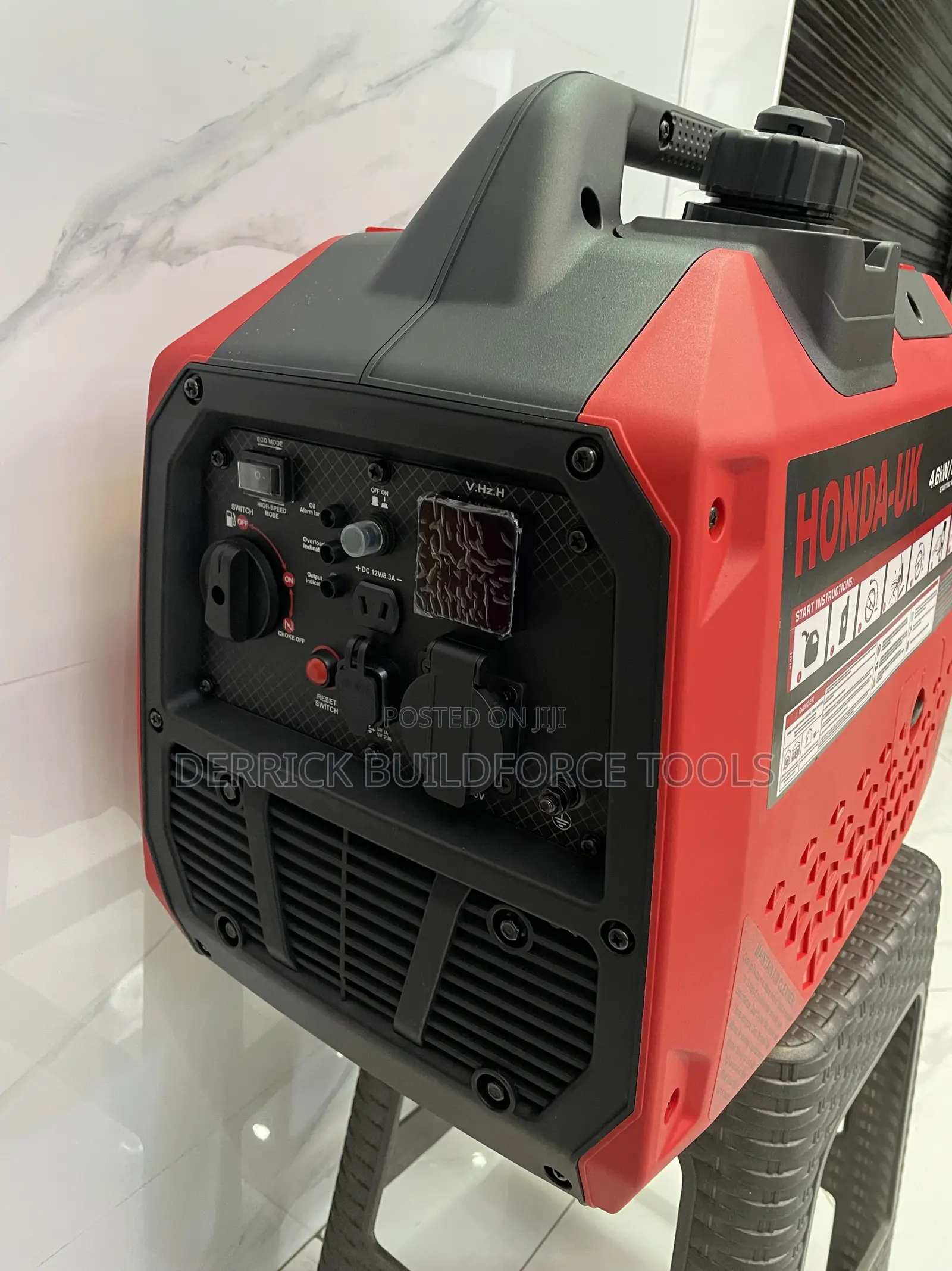 Honda-Uk 5kva 4.6kw Gasoline Driven Silent Inverter Generator