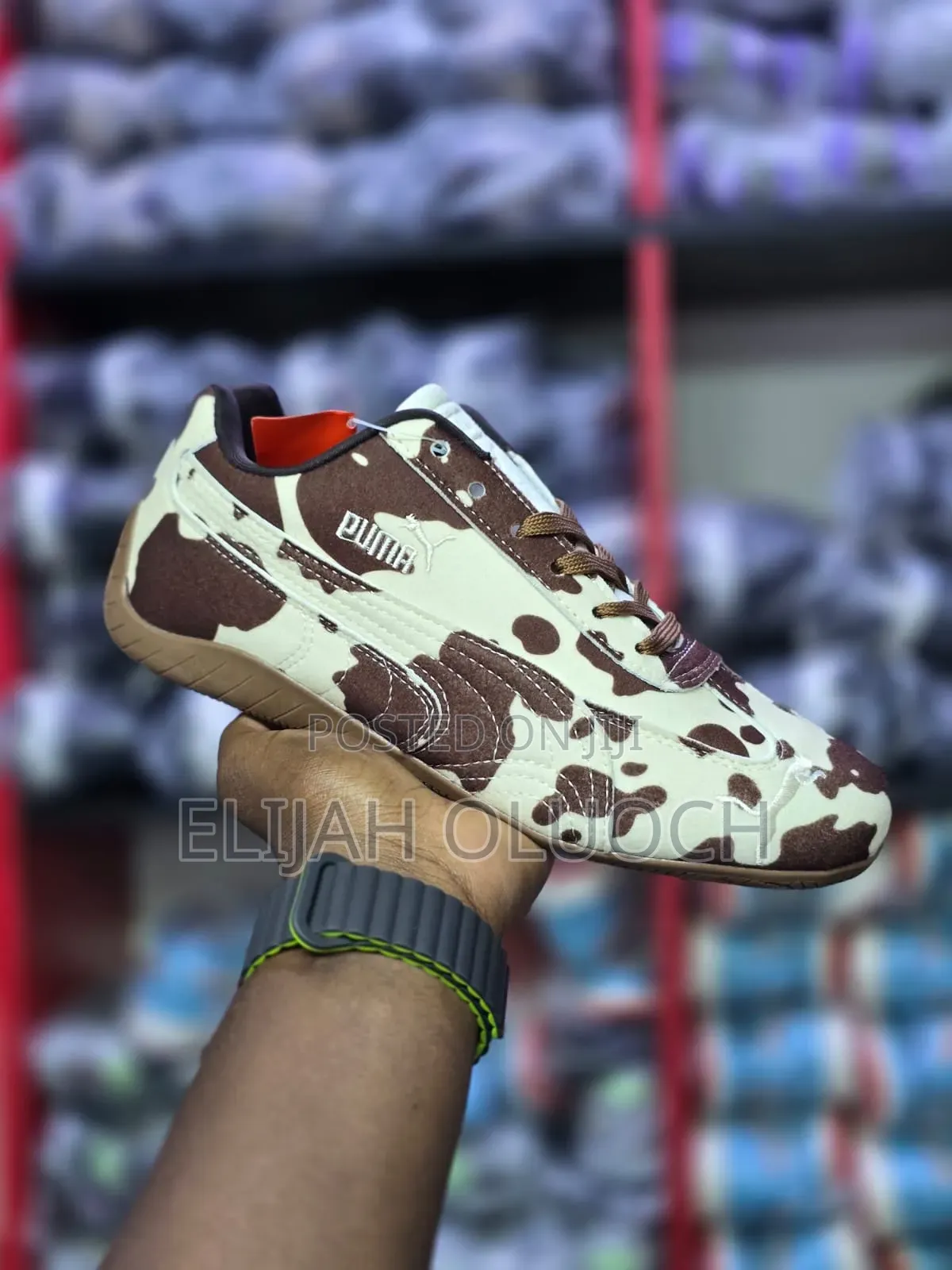 Puma Speedcat Sneakers Cow-Print Pattern