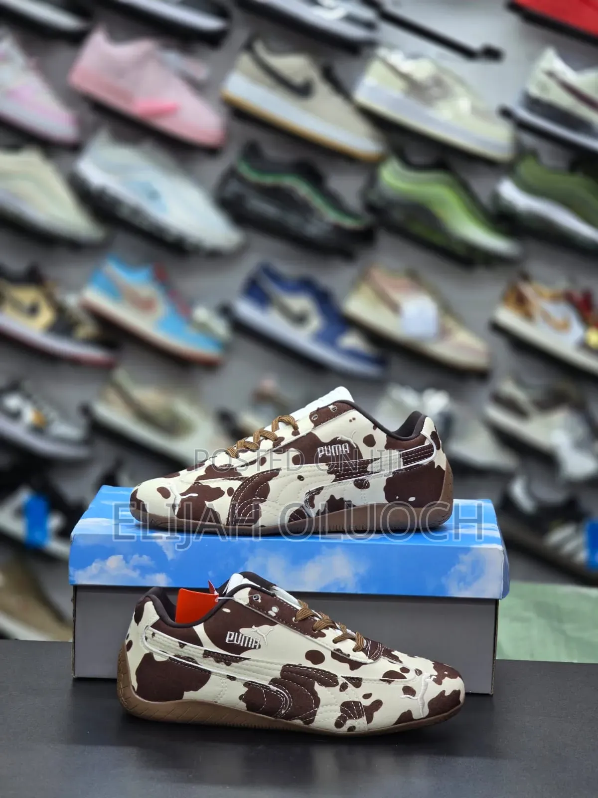 Puma Speedcat Sneakers Cow-Print Pattern