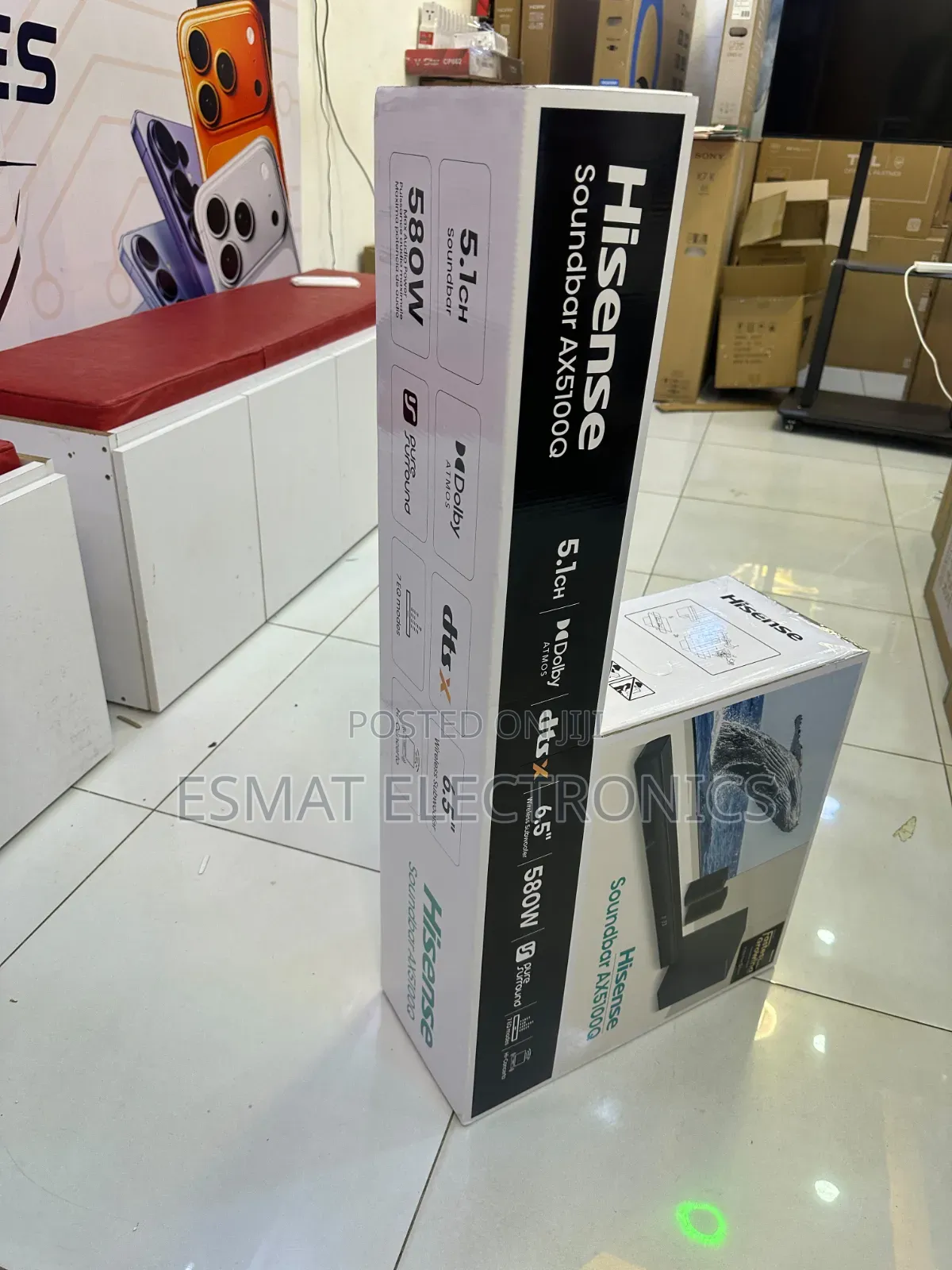 Hisense Ax5100q 5.1ch 580w Soundbar