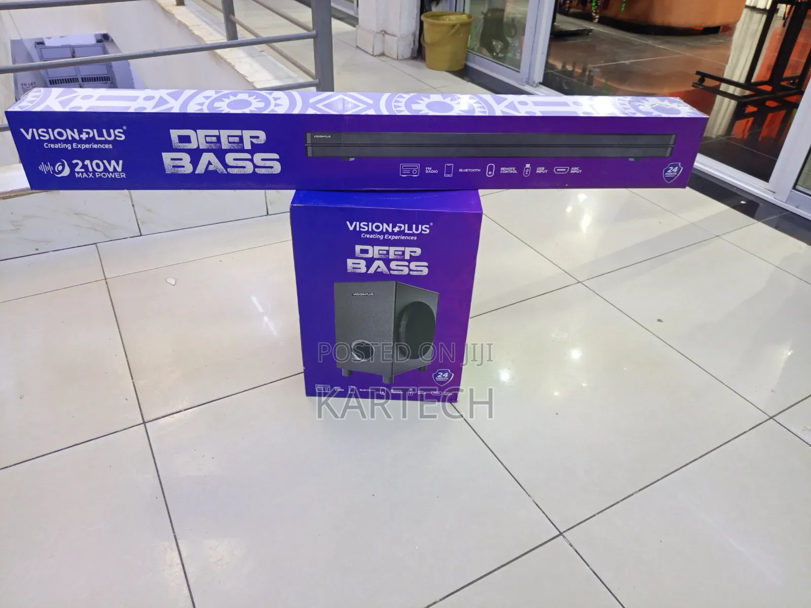 Vision Plus Vp2112sb Deep Bass Soundbar System (210w Max Power)