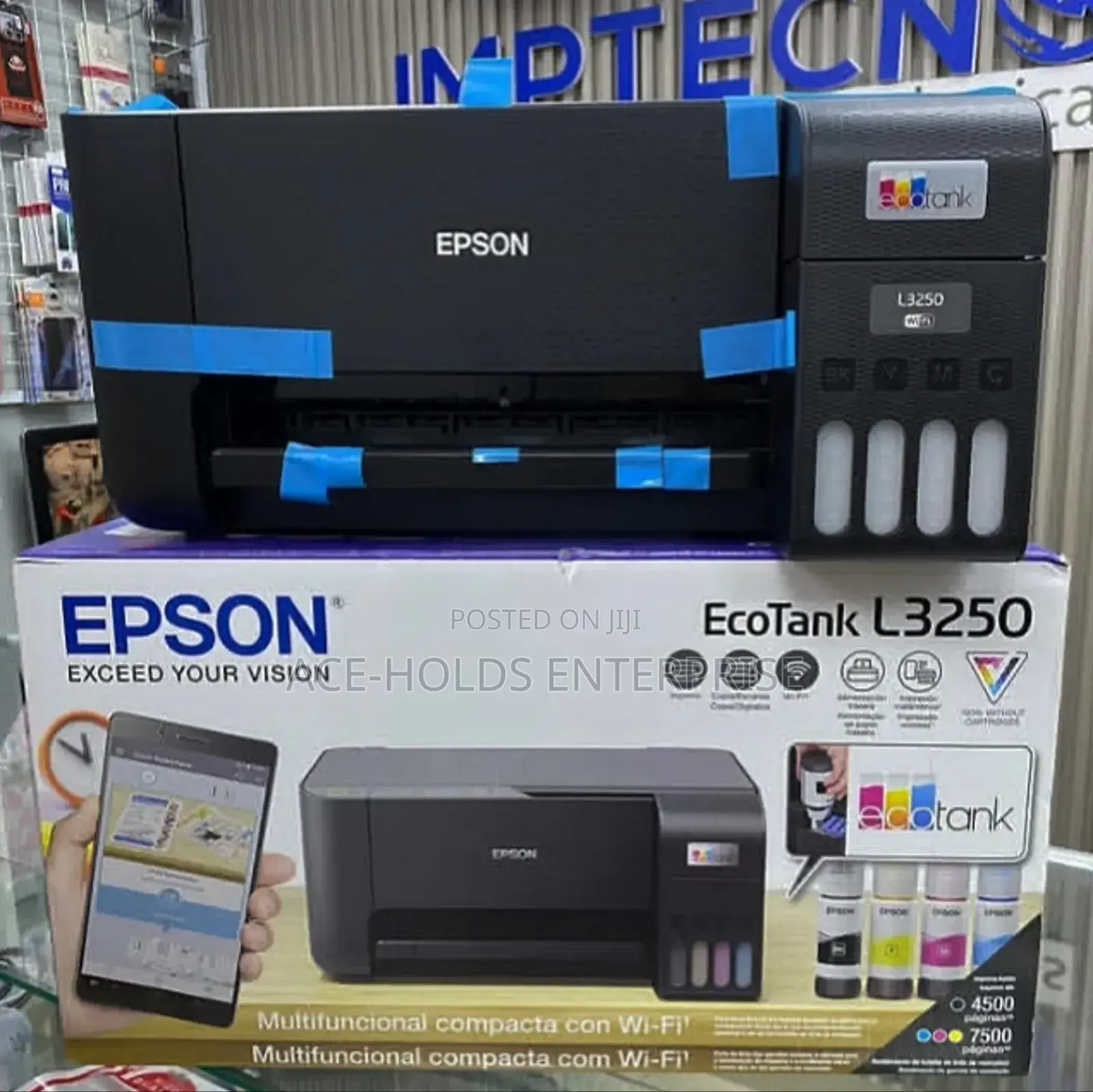 Epson Eco-Tank (L3250) A4 Wifi Wireless All-in-One Ink Tank Printer