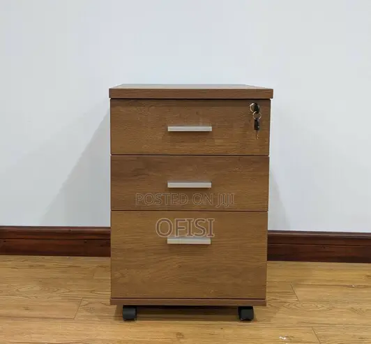 Office Cabinet; 3 Drawer Movable Pedestal Cabinet