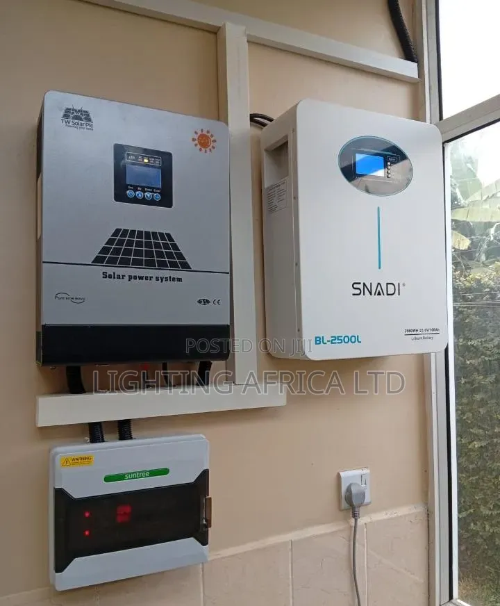 Snadi 2.56kwh (100ah) - 24v Lithium Ion Solar Battery Wall Mount