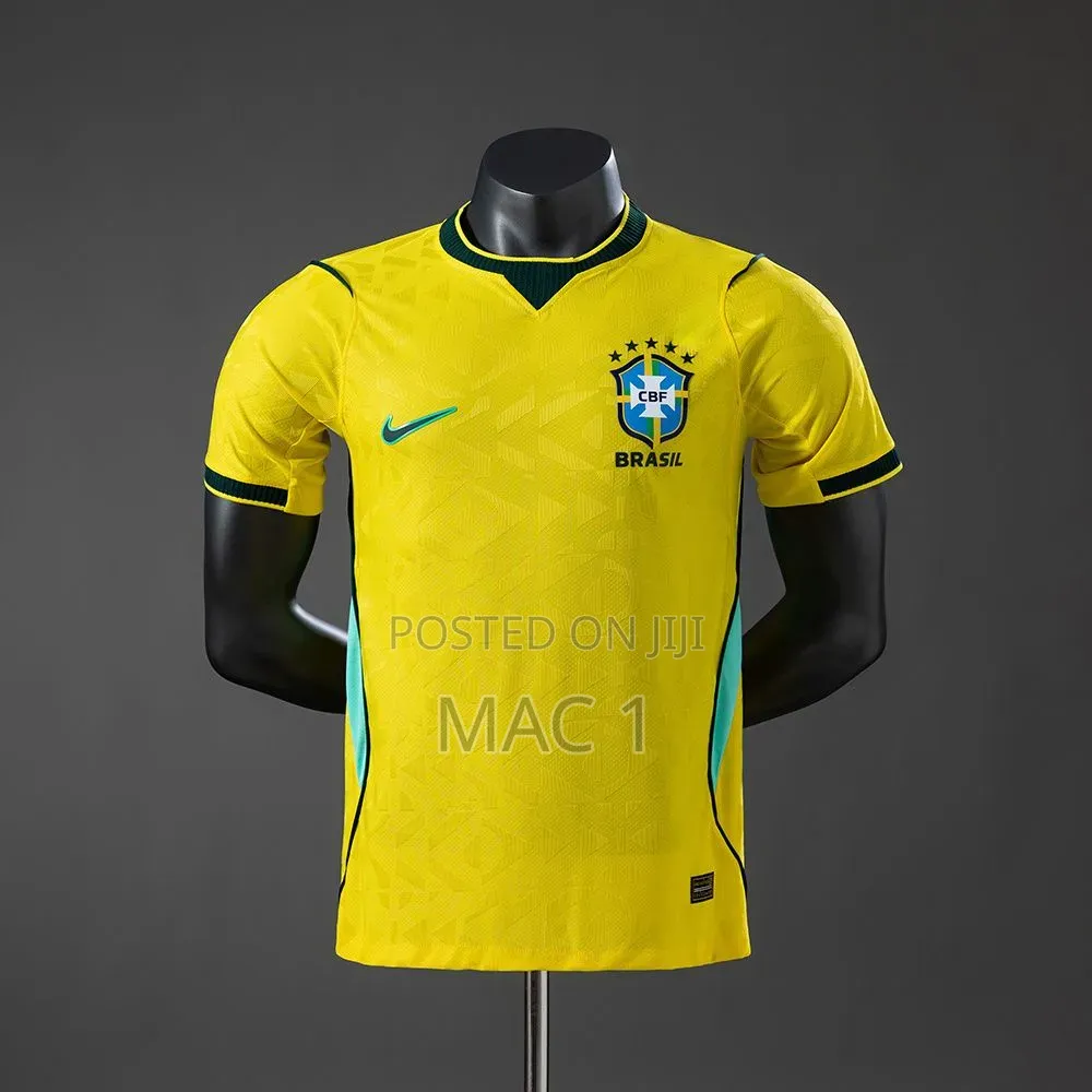 Standard Quality Brazil Home Jersey for Fans -