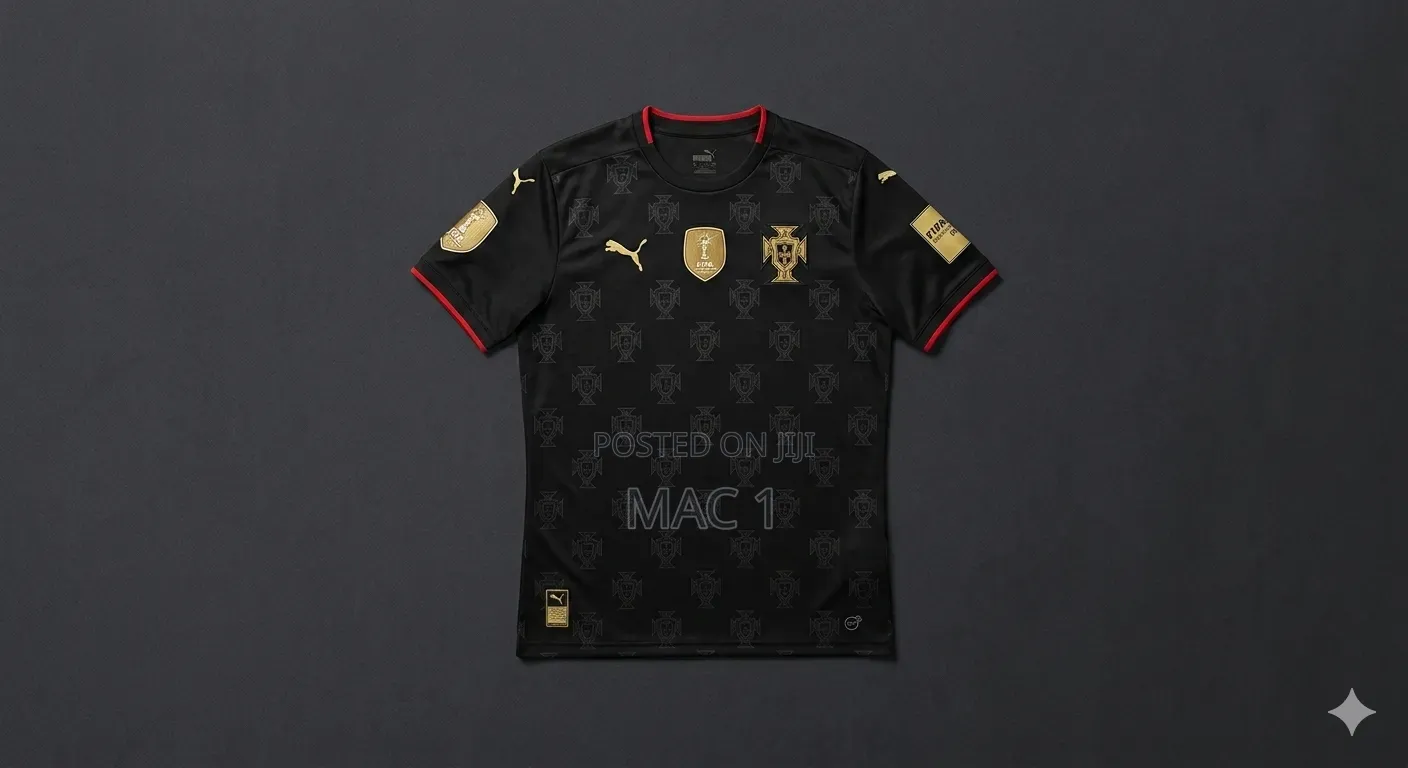 Brand New Portugal Black Limited Edition Jersey – High Quality