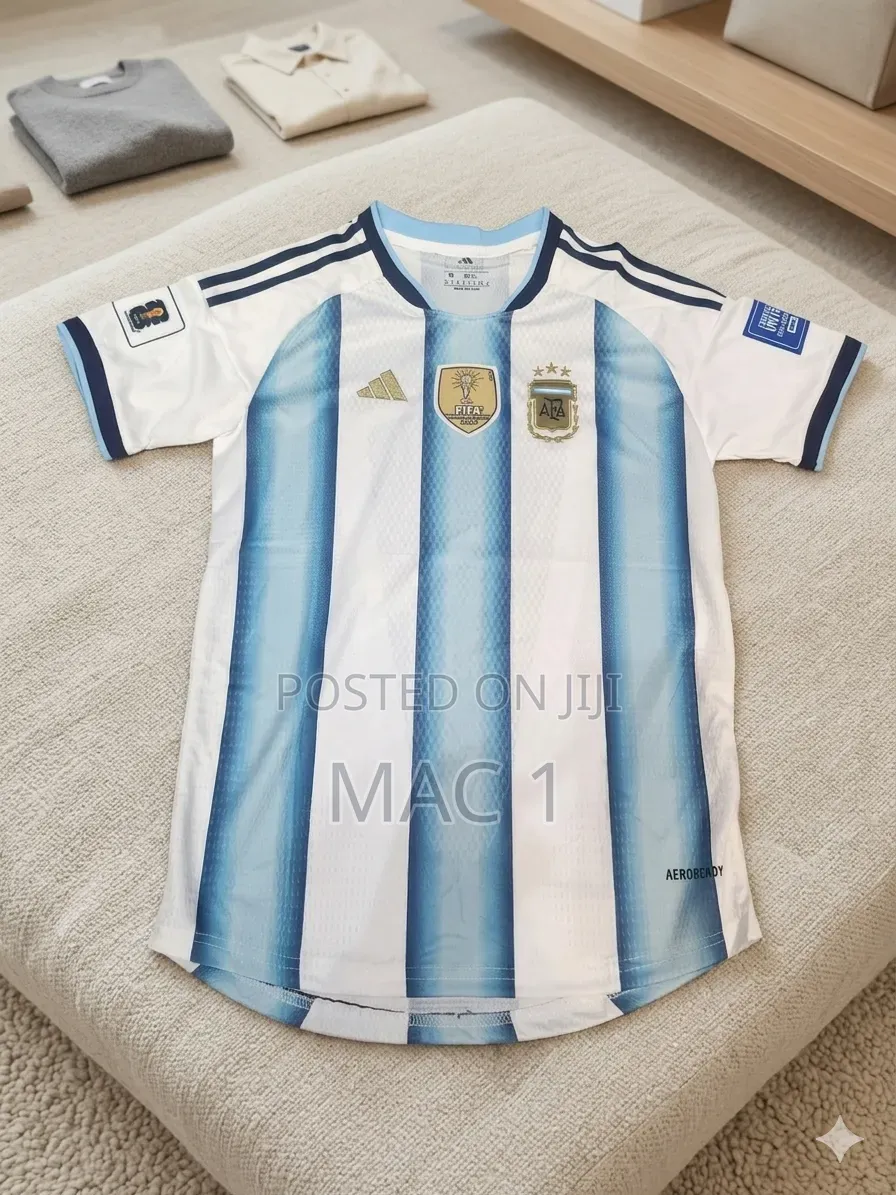 Brand New Argentina Home Jersey – World Cup Champions Edition