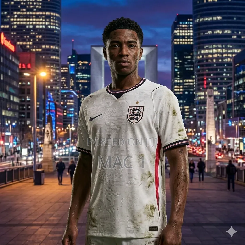 England National Team White Home Football Jersey (Premium Quality)