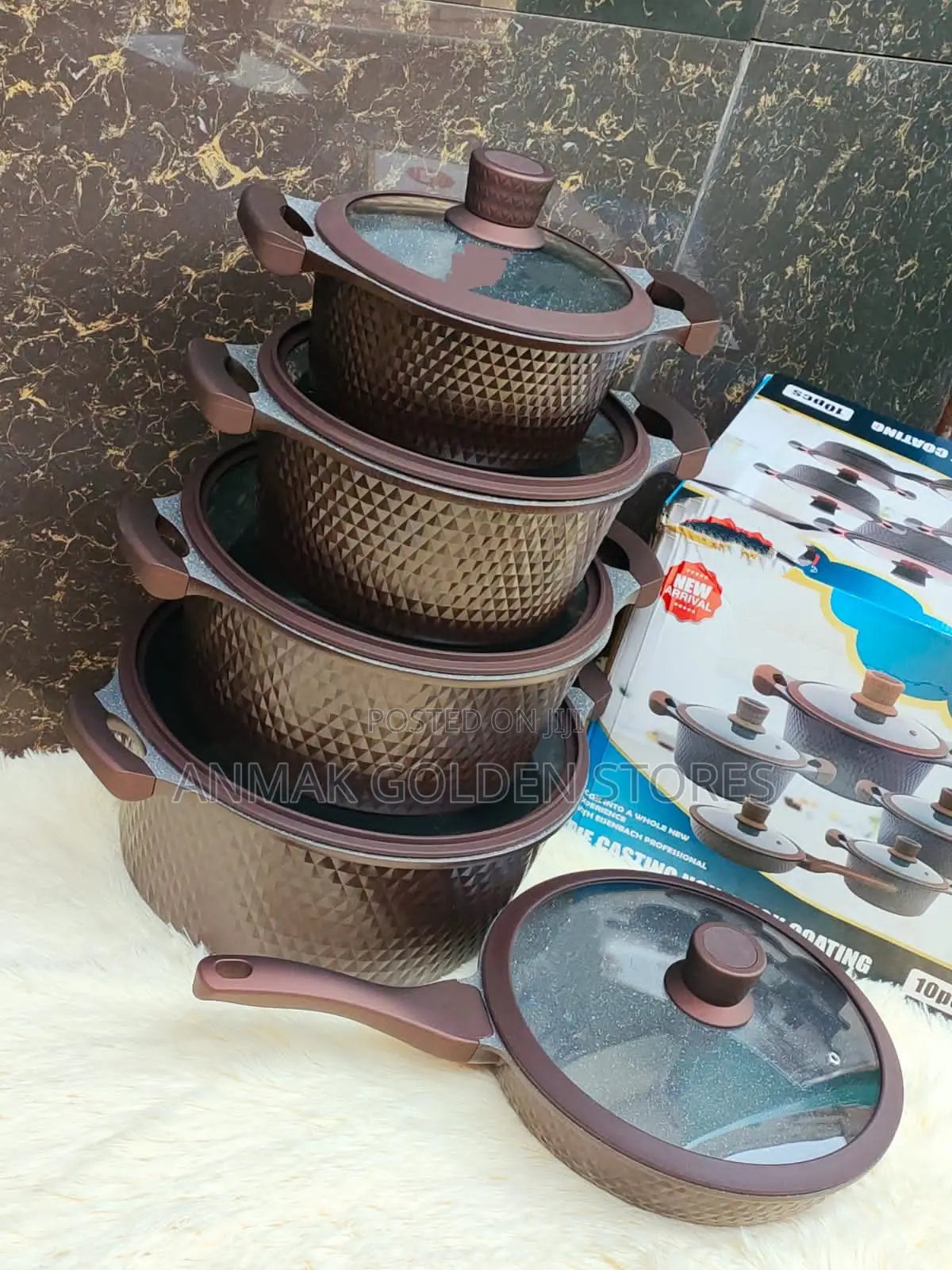 10 Pc Tc Die Cast Cookware Set