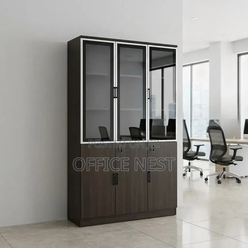3 Door Office Display Cabinet