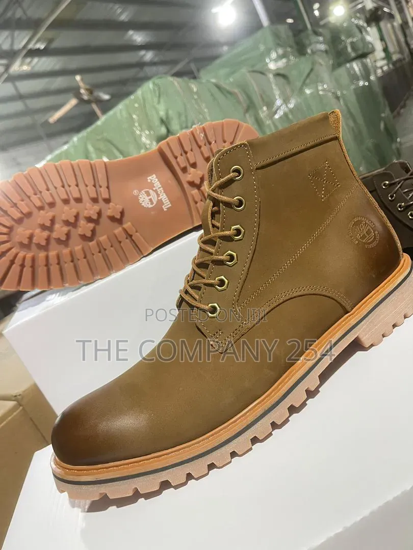 Quality Leather Casual Timberland With Rubber Sole Casual Low Boots