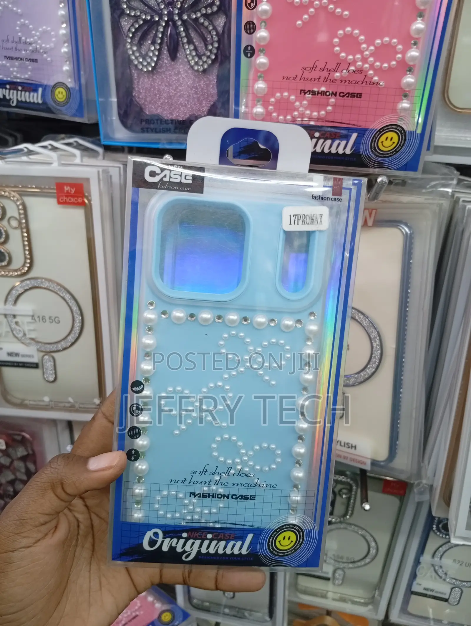 iPhone 17 Pro Max Pearl Bow Style Tailored Case