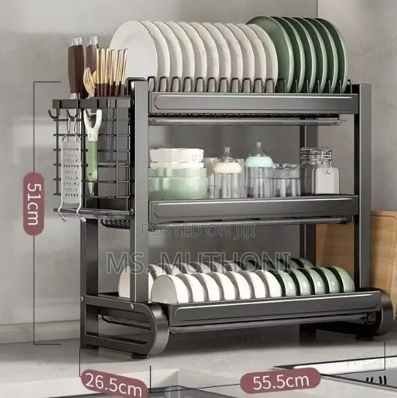 *3-Tier Heavy Duty Modern Kitchen Dish Rack*