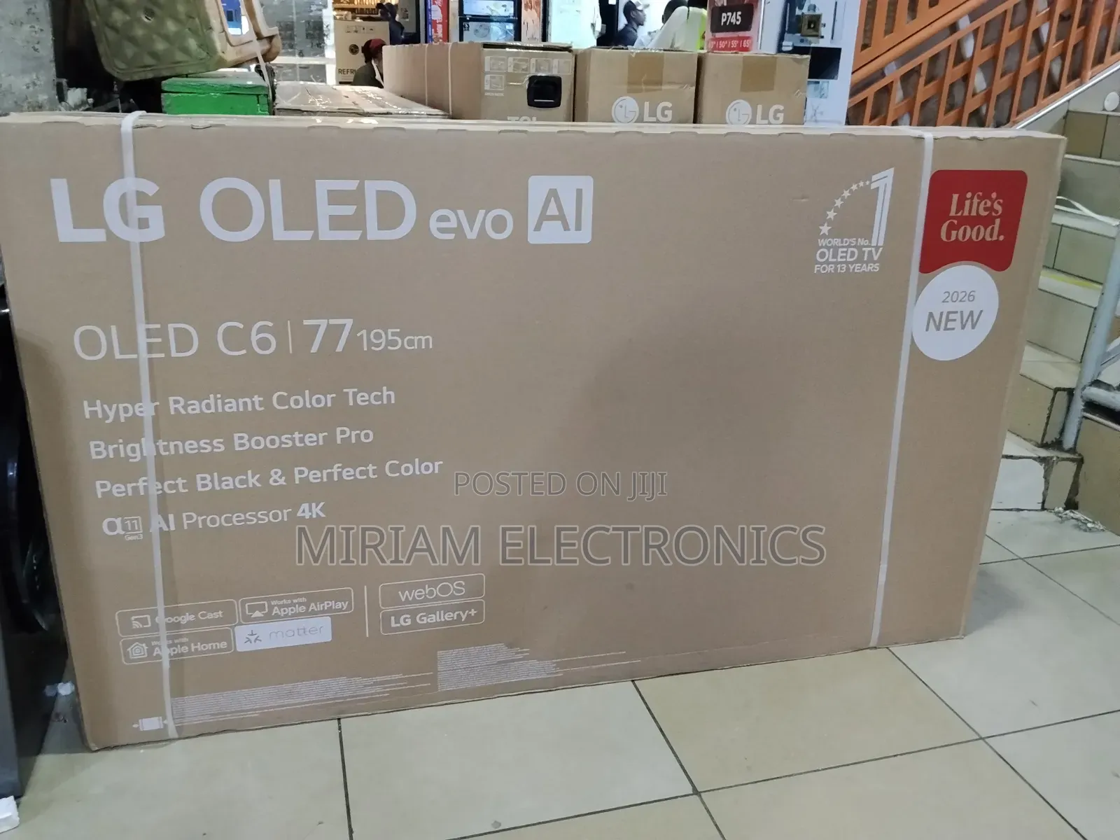 Lg 77 Inch Oled Evo Ai C6 Smart Tv 2026